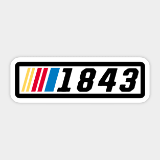 1843 Sticker